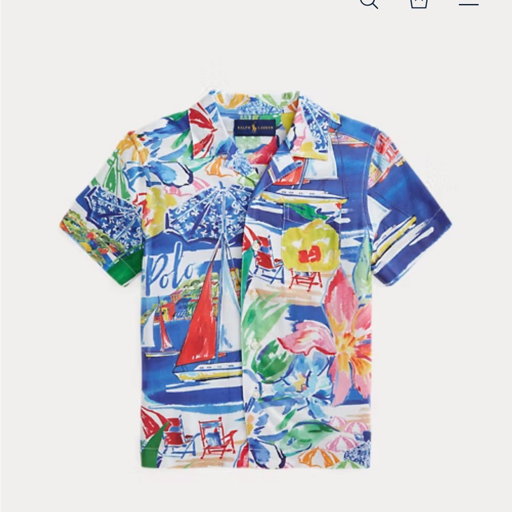 WANTED/ISO - Boys Ralph Lauren Riviera Button Up Shirt. BOYS size 12 or 14